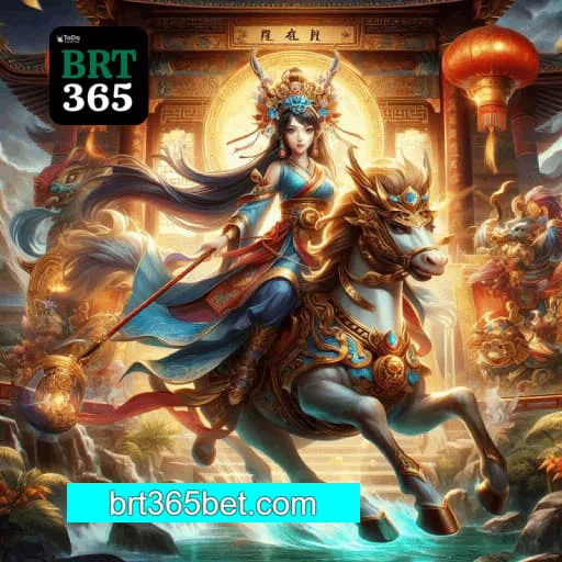 Visual apresentando títulos de fortune da BRT365 com gráficos vibrantes e prêmios elevados